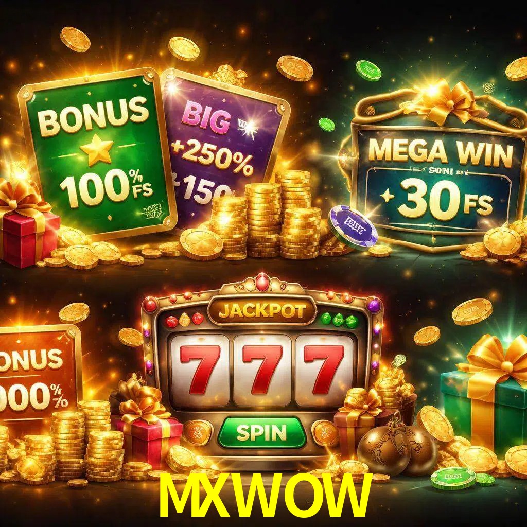 Tipos de bonos MXWOW incluyendo recompensas de bienvenida y promociones continuas