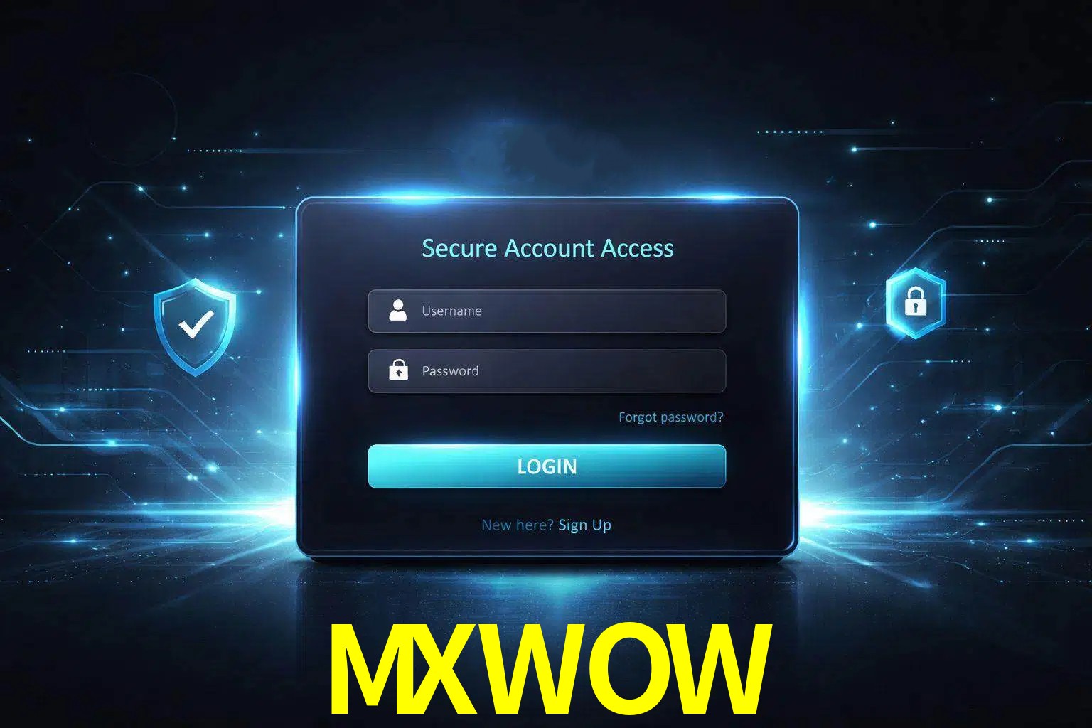 Pantalla de inicio de sesión de cuenta MXWOW para usuarios en México