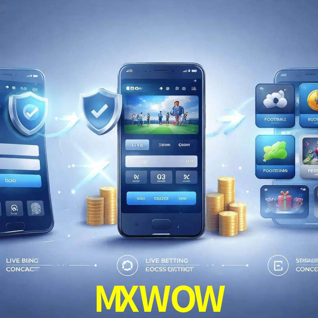 Pasos de acceso a la app MXWOW en pantalla de teléfono móvil
